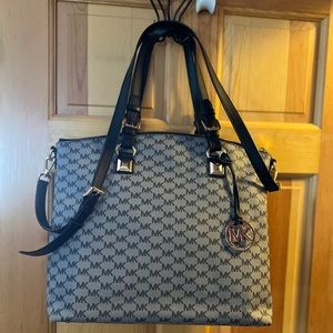 Michael kors MK logo monogram tote bag